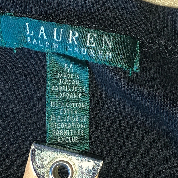 Women's Lauren Ralph Lauren Top, Size M, Black - Picture 6 of 8